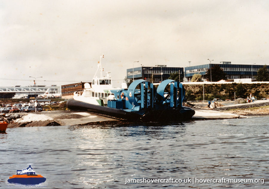 AP1-88 hovercraft with Hoverwest -  (credit: The <a href='http://www.hovercraft-museum.org/' target='_blank'>Hovercraft Museum Trust</a>).